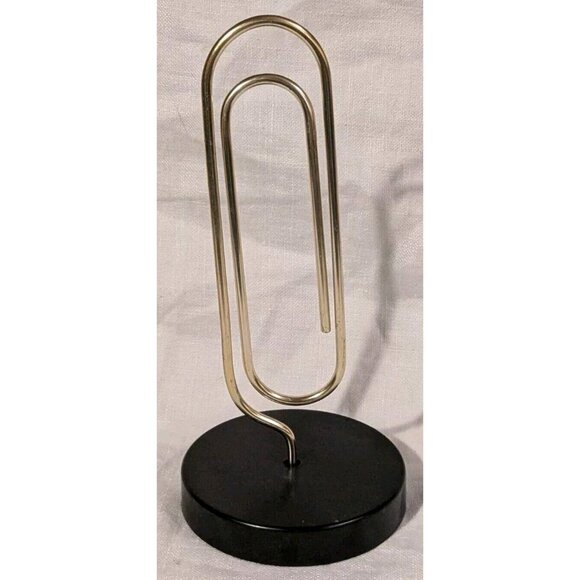 Paper Clip Giant Holder Note Recipe Hong Kong Memo Metal Office Desk Jumbo 8" - Picture 3 of 13